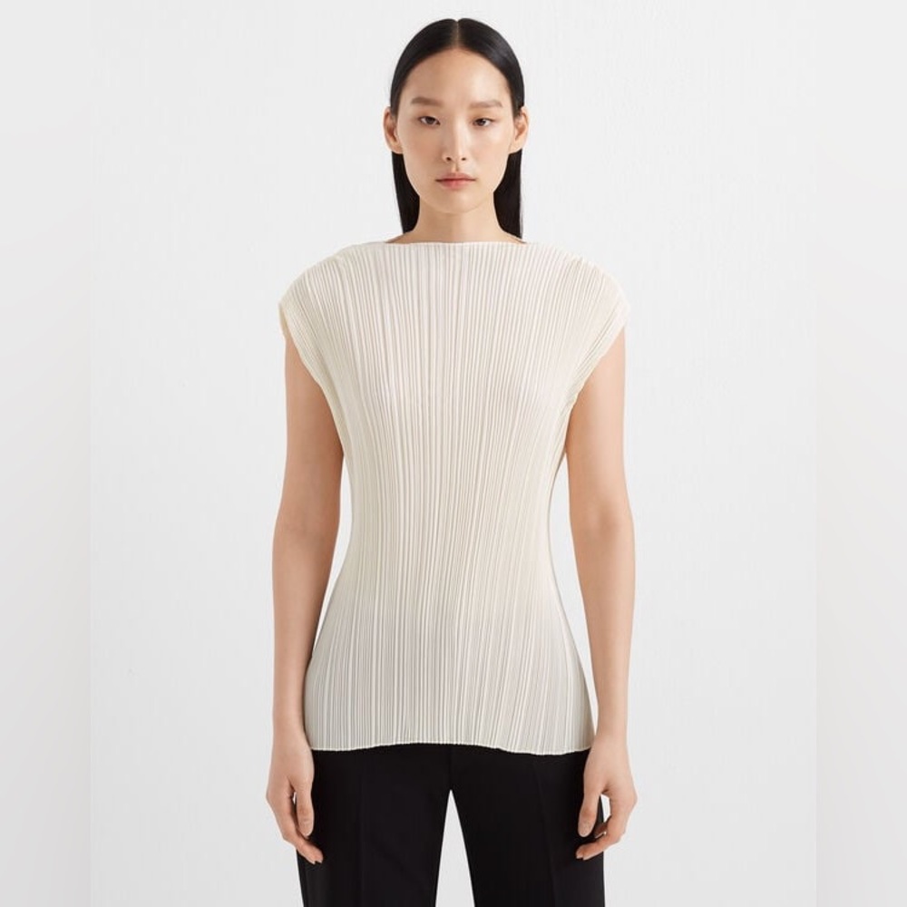 Club Monaco Micropleat Top
